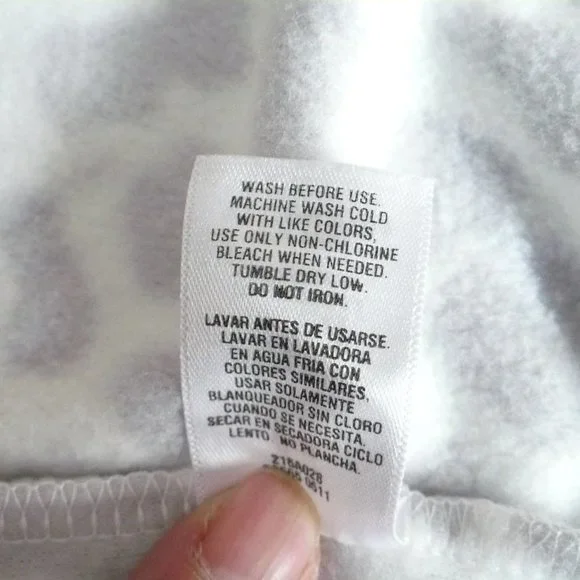 Carter Girl's Fleece Onesie with Hood - 6 months - Picture 5 of 5